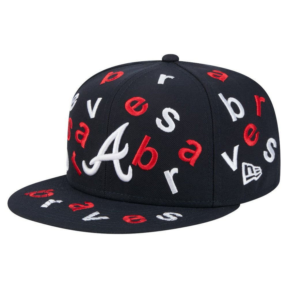 Atlanta Braves New Era Team Confetti 59FIFTY Fitted Hat - MLB Hats