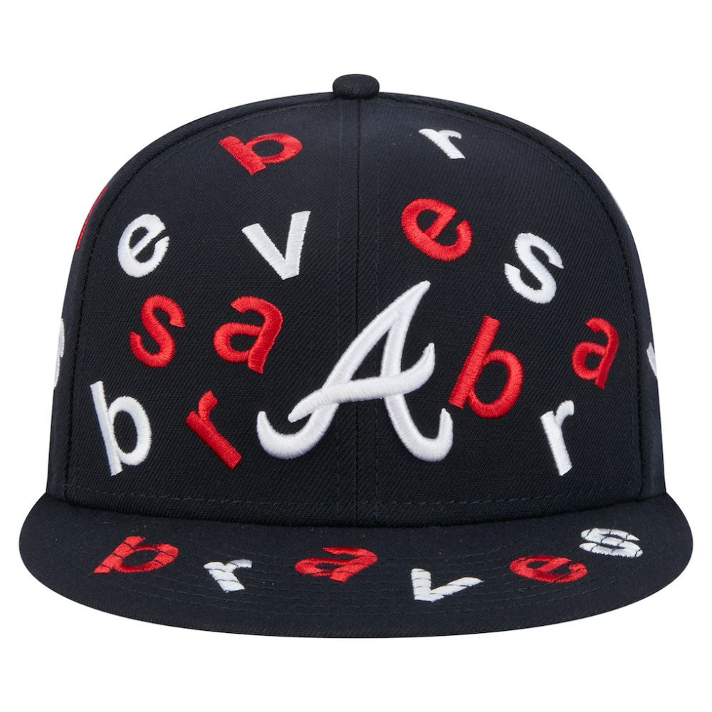Atlanta Braves New Era Team Confetti 59FIFTY Fitted Hat - MLB Hats