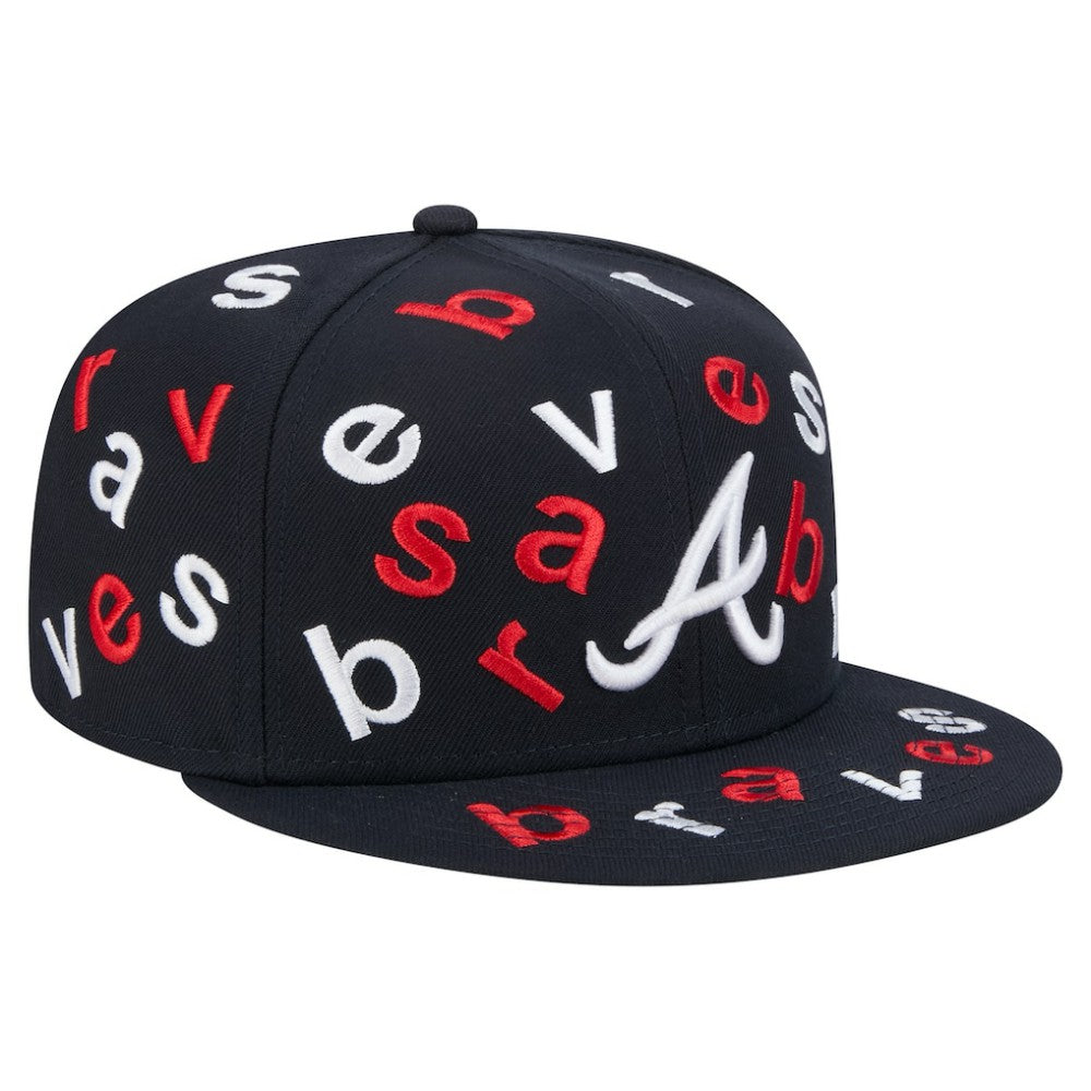 Atlanta Braves New Era Team Confetti 59FIFTY Fitted Hat - MLB Hats