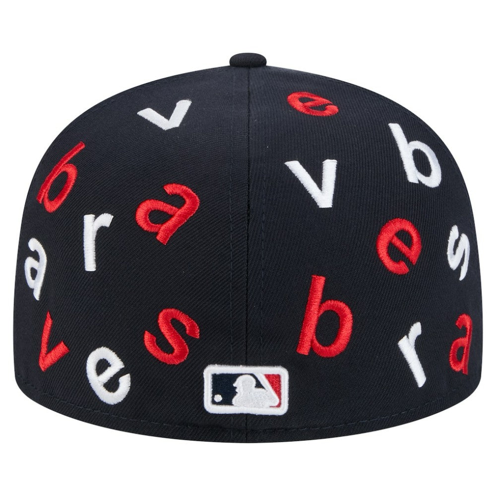 Atlanta Braves New Era Team Confetti 59FIFTY Fitted Hat - MLB Hats
