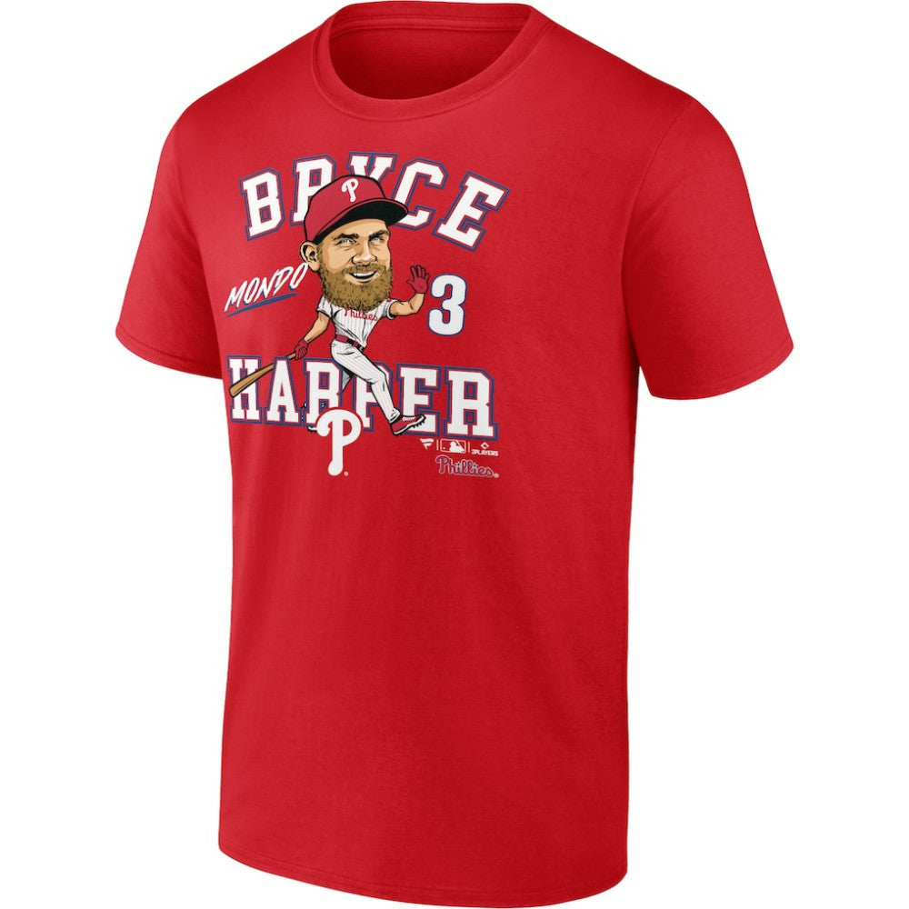 Bryce Harper Philadelphia Phillies Fanatics Hometown Caricature T-Shirt - MLB T-shirts