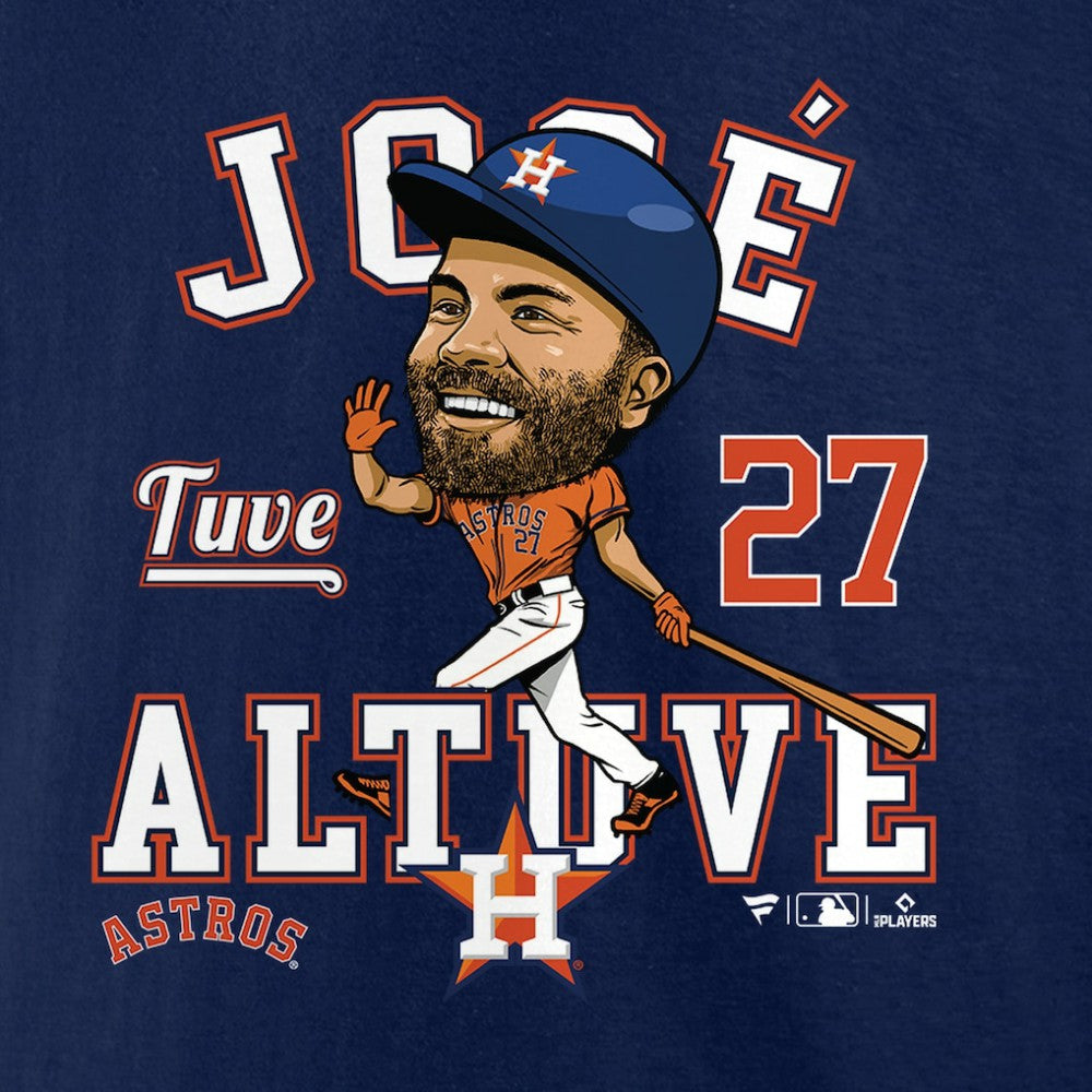 Jose Altuve Houston Astros Fanatics Hometown Caricature T-Shirt - MLB T-shirts