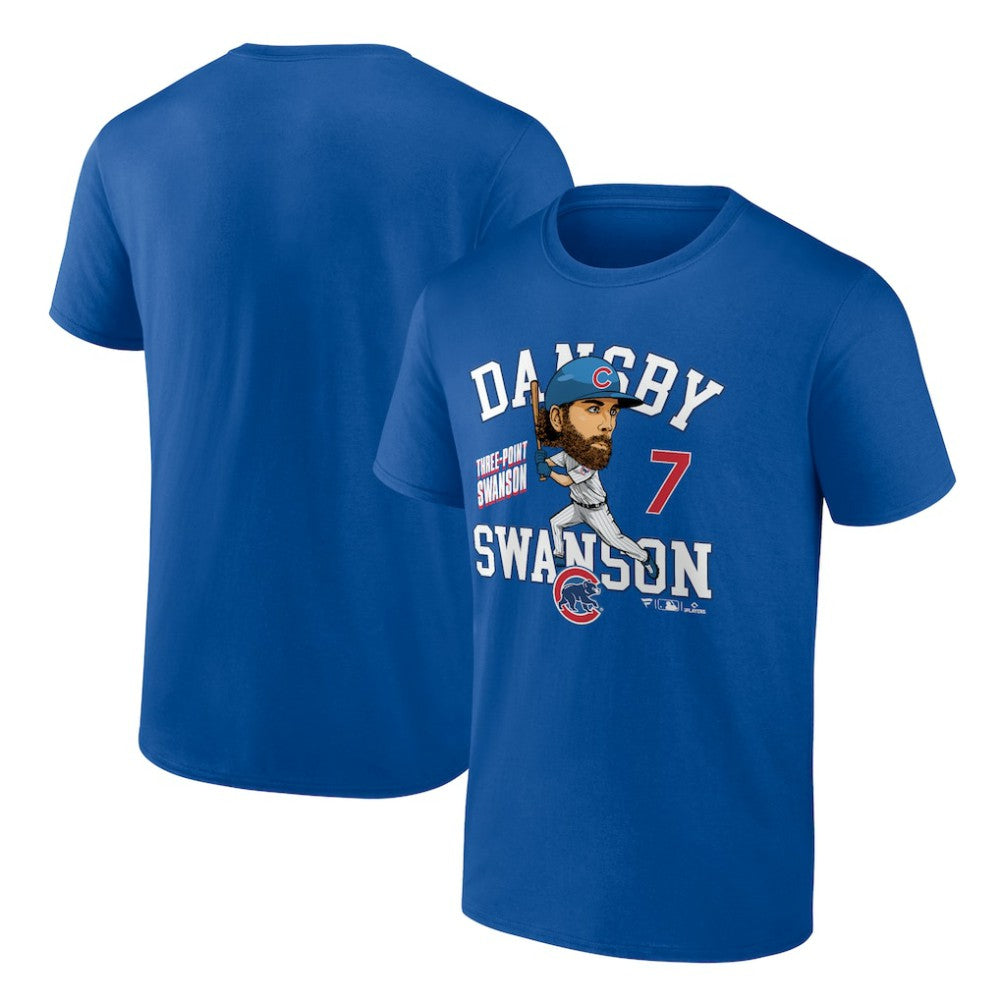 Dansby Swanson Chicago Cubs Fanatics Hometown Caricature T-Shirt - MLB T-shirts