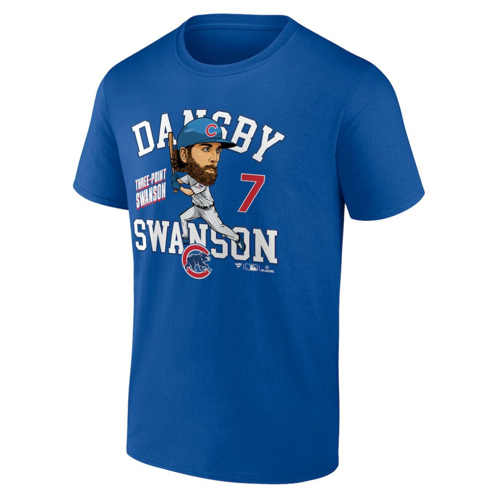 Dansby Swanson Chicago Cubs Fanatics Hometown Caricature T-Shirt - MLB T-shirts