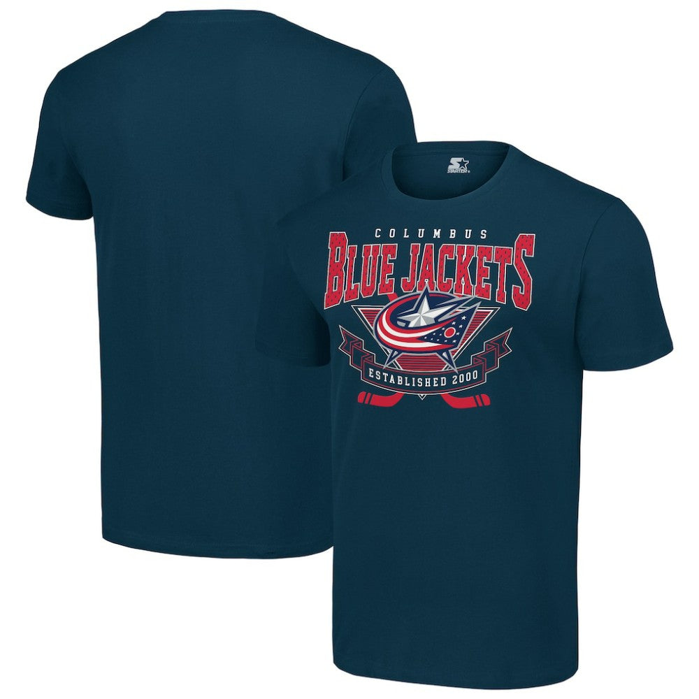 Columbus Blue Jackets Starter Team Logo Graphic T-Shirt -  NHL T-shirts