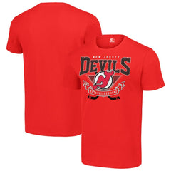 New Jersey Devils Starter Team Logo Graphic T-Shirt -  NHL T-shirts