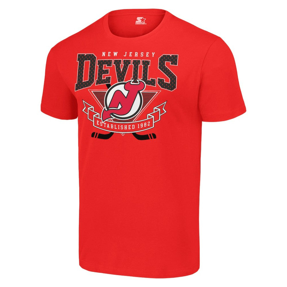 New Jersey Devils Starter Team Logo Graphic T-Shirt -  NHL T-shirts
