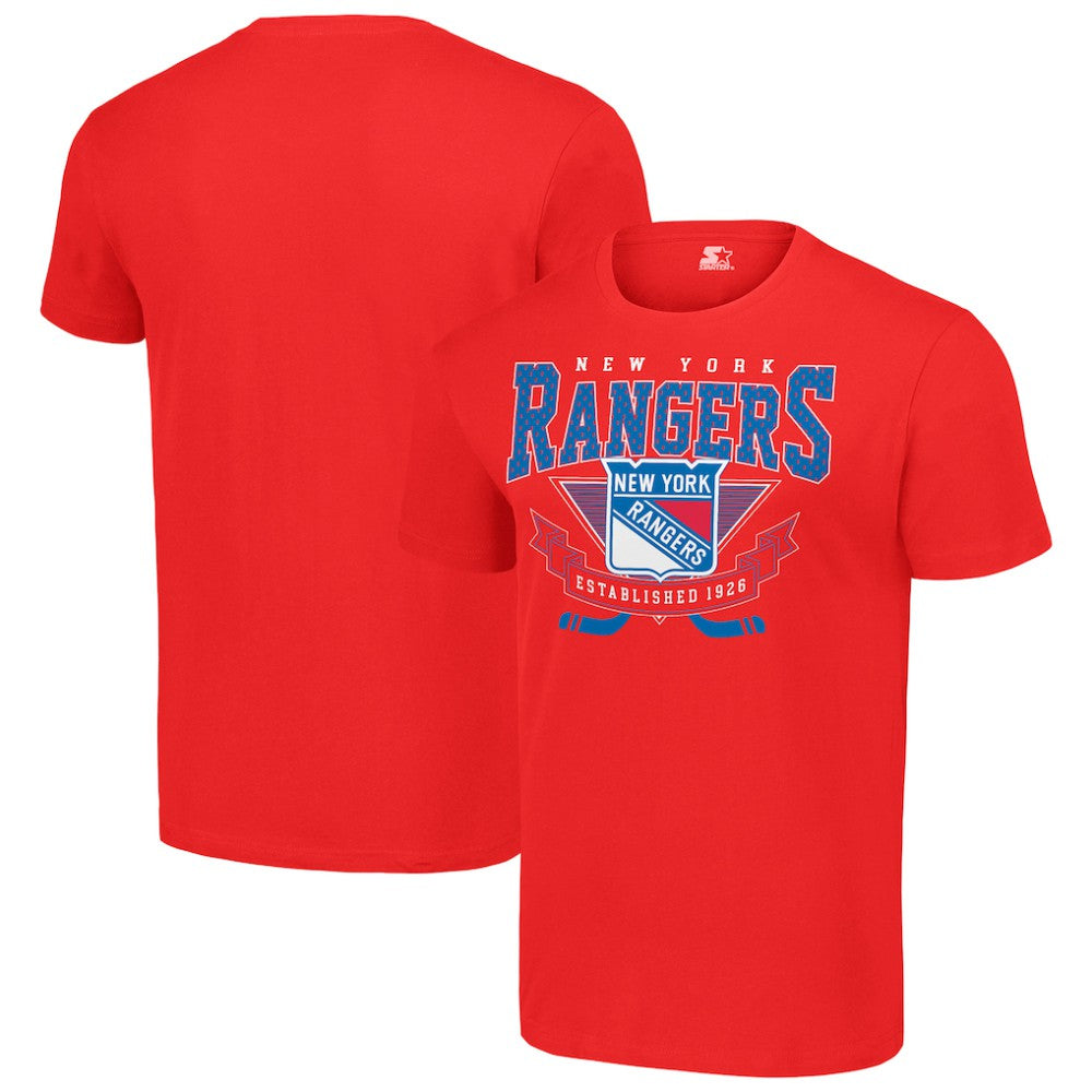 New York Rangers Starter Team Logo Graphic T-Shirt -  NHL T-shirts