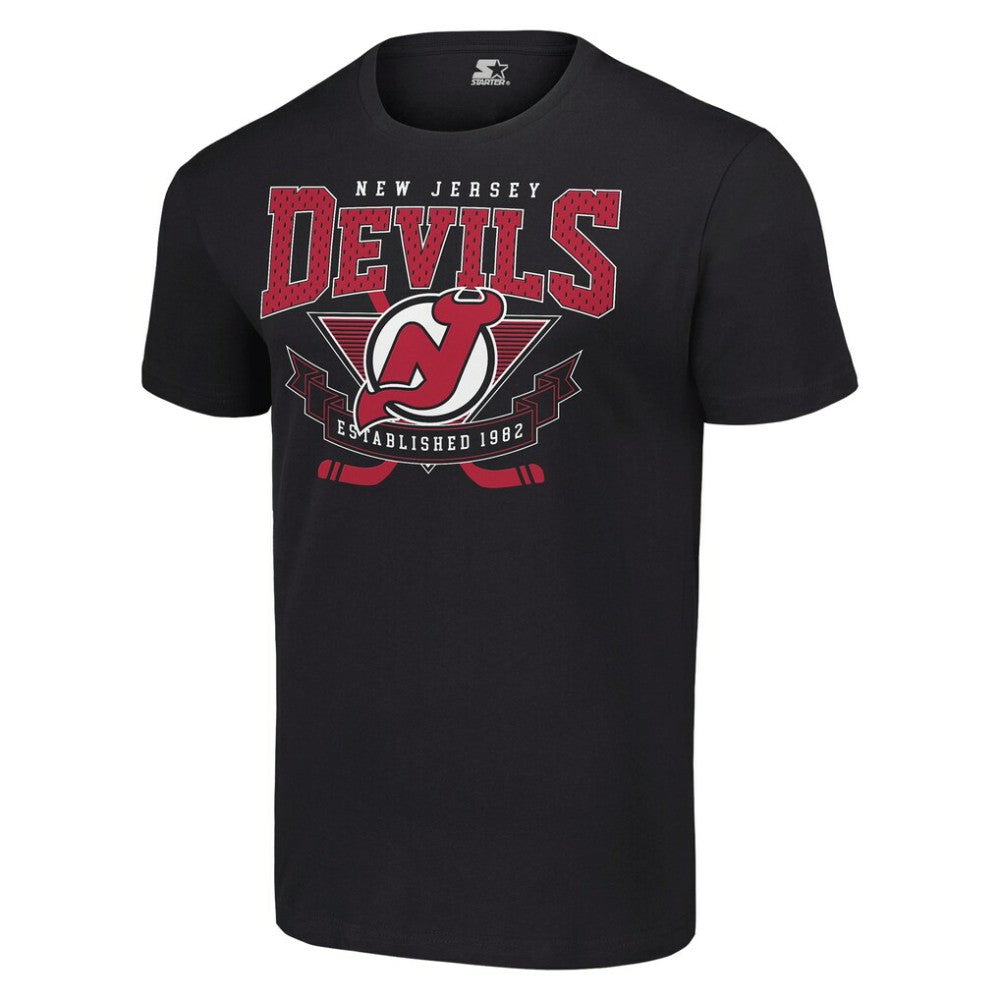 New Jersey Devils Starter Team Logo Graphic T-Shirt -  NHL T-shirts