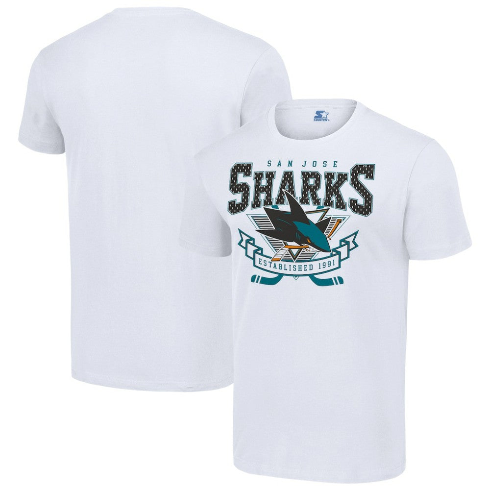 San Jose Sharks Starter Team Logo Graphic T-Shirt -  NHL T-shirts