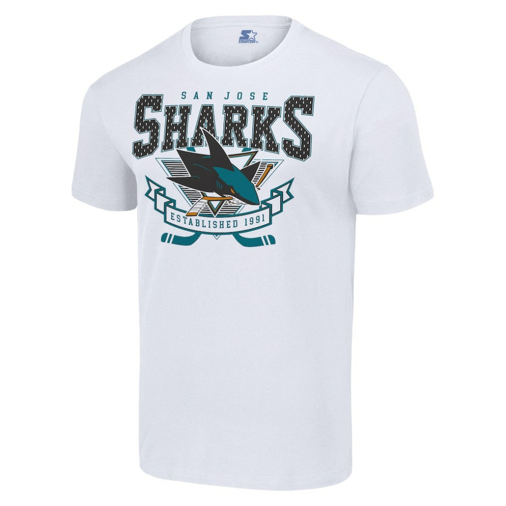 San Jose Sharks Starter Team Logo Graphic T-Shirt -  NHL T-shirts