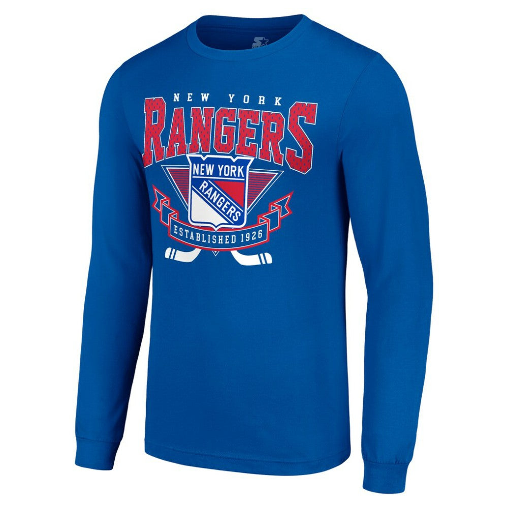 New York Rangers Starter Team Logo Graphic Long Sleeve T-Shirt -  NHL T-shirts