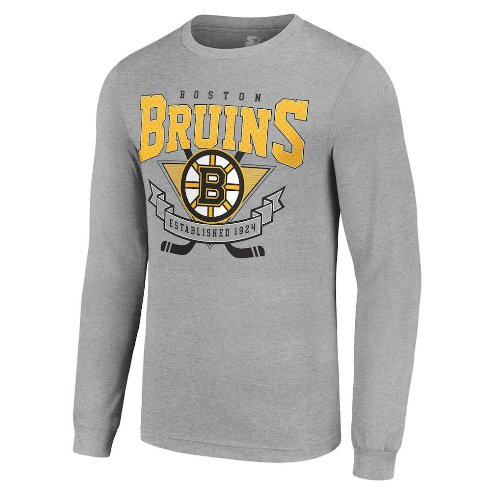 Boston Bruins Starter '80s Inspired Team Logo Long Sleeve T-Shirt -  NHL T-shirts