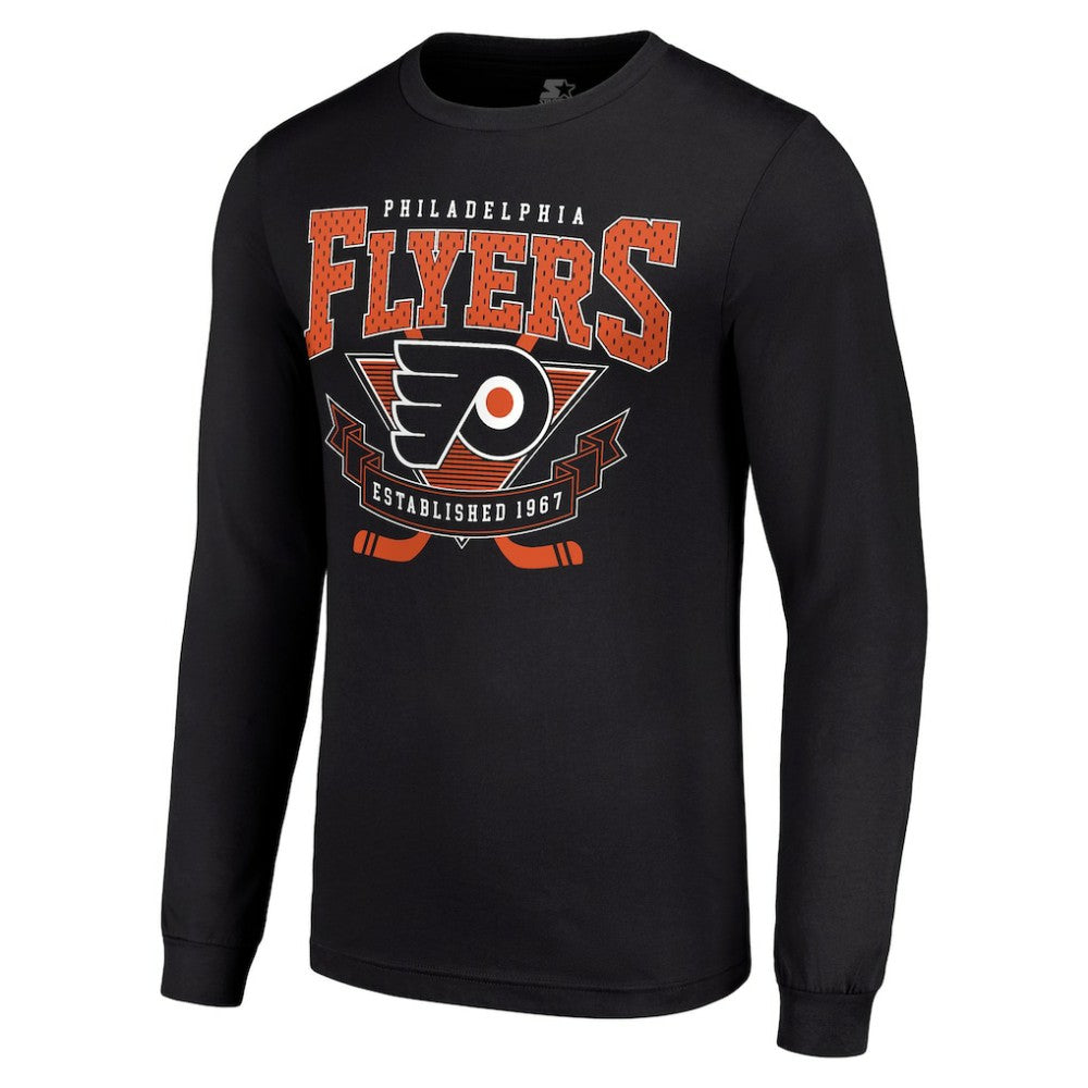 Philadelphia Flyers Starter Team Logo Graphic Long Sleeve T-Shirt -  NHL T-shirts