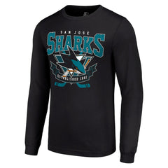 San Jose Sharks Starter Team Logo Graphic Long Sleeve T-Shirt -  NHL T-shirts