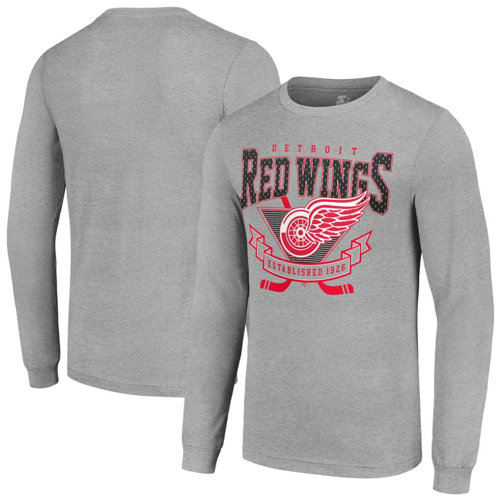 Detroit Red Wings Starter '80s Inspired Team Logo Long Sleeve T-Shirt -  NHL T-shirts