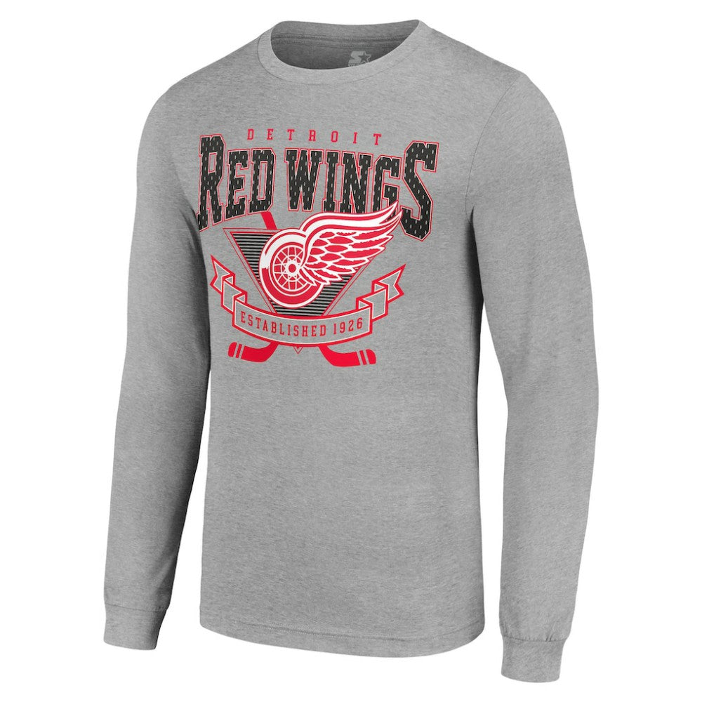 Detroit Red Wings Starter '80s Inspired Team Logo Long Sleeve T-Shirt -  NHL T-shirts