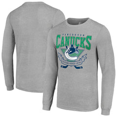 Vancouver Canucks Starter '80s Inspired Team Logo Long Sleeve T-Shirt -  NHL T-shirts