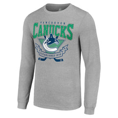 Vancouver Canucks Starter '80s Inspired Team Logo Long Sleeve T-Shirt -  NHL T-shirts
