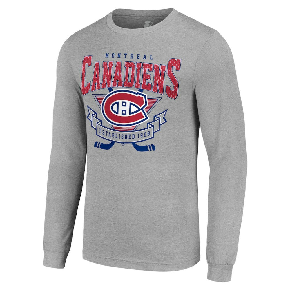 Montreal Canadiens Starter '80s Inspired Team Logo Long Sleeve T-Shirt -  NHL T-shirts
