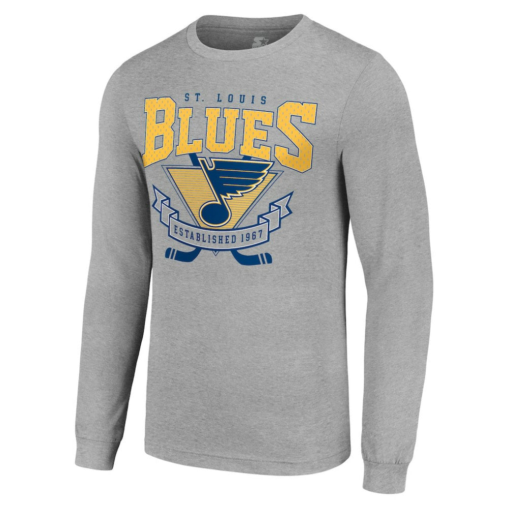 St. Louis Blues Starter '80s Inspired Team Logo Long Sleeve T-Shirt -  NHL T-shirts