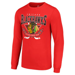 Chicago Blackhawks Starter Team Logo Graphic Long Sleeve T-Shirt -  NHL T-shirts
