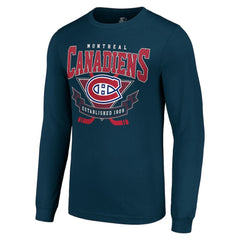 Montreal Canadiens Starter Team Logo Graphic Long Sleeve T-Shirt -  NHL T-shirts