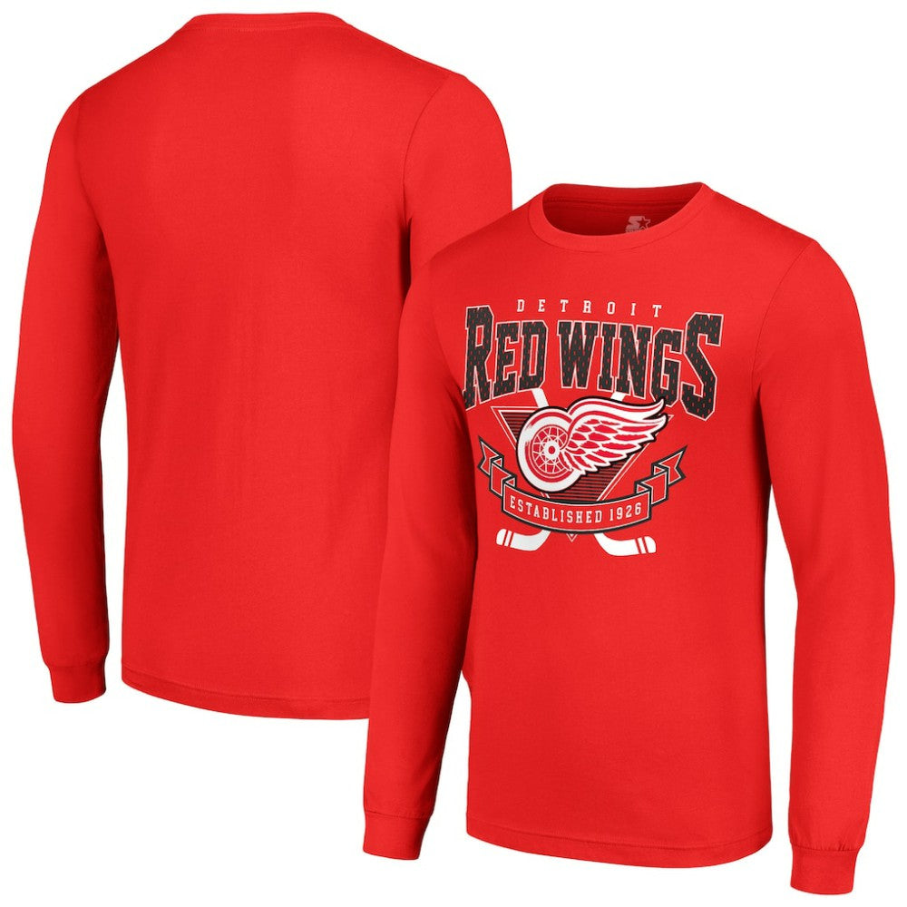 Detroit Red Wings Starter Team Logo Graphic Long Sleeve T-Shirt -  NHL T-shirts