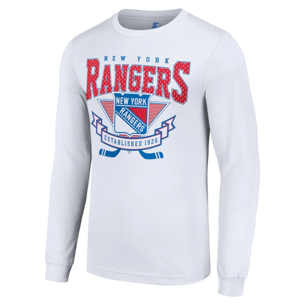 New York Rangers Starter Team Logo Graphic Long Sleeve T-Shirt -  NHL T-shirts