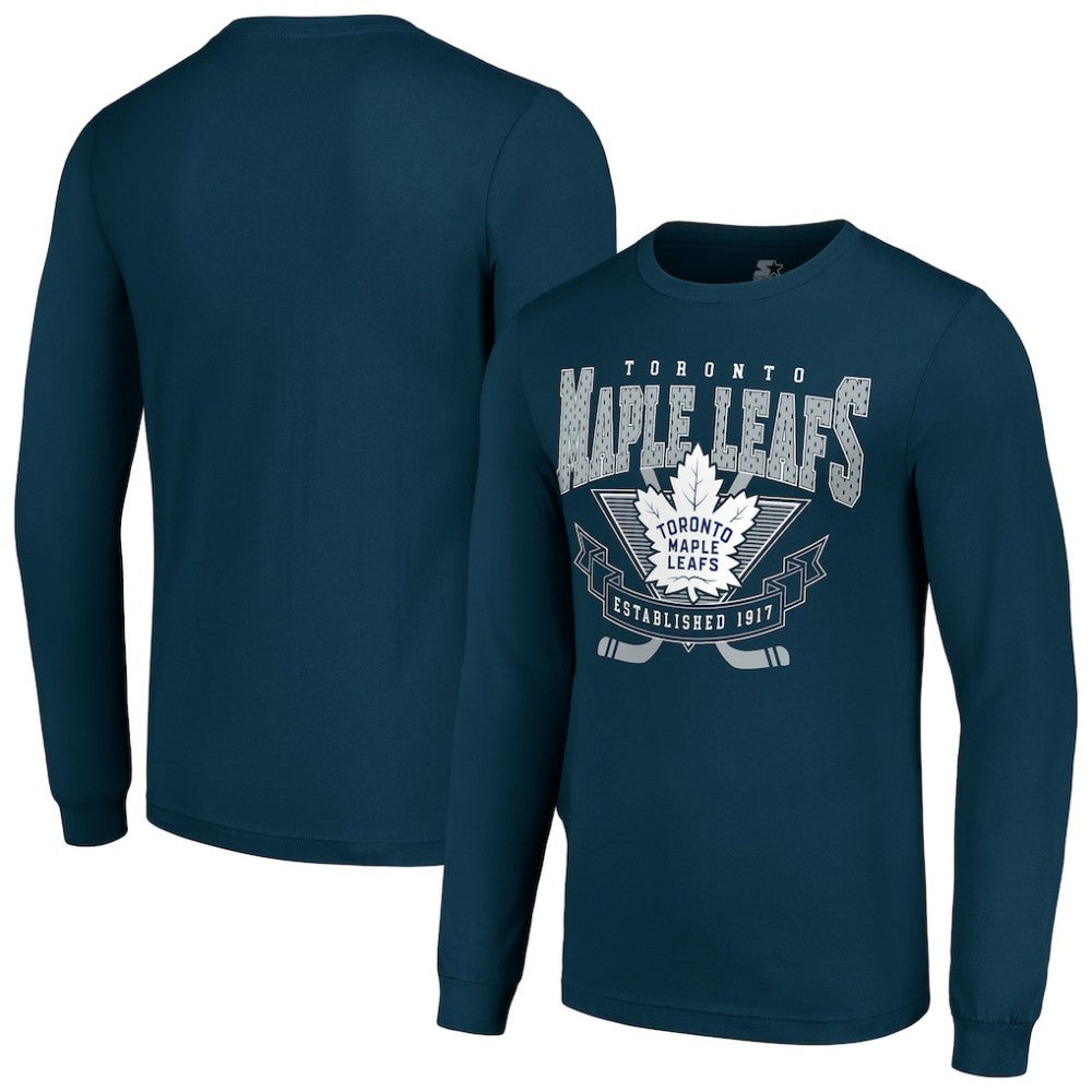 Toronto Maple Leafs Starter Team Logo Graphic Long Sleeve T-Shirt -  NHL T-shirts