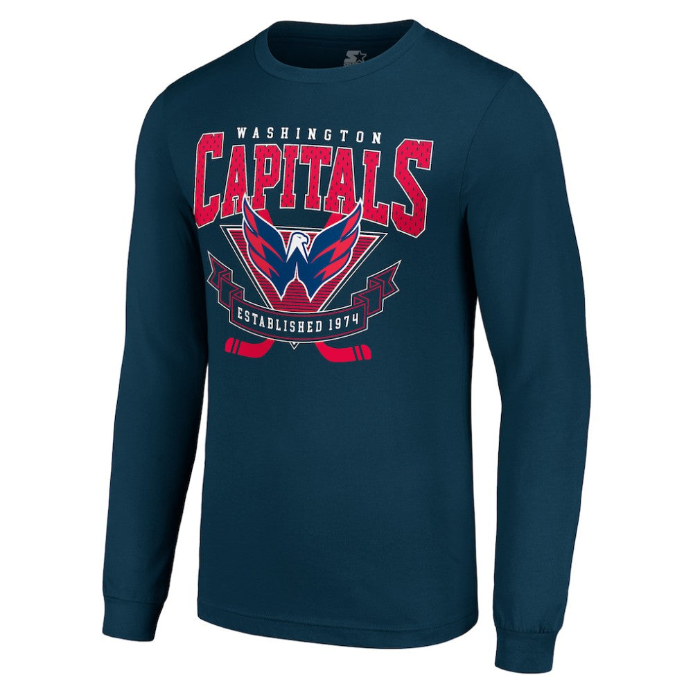 Washington Capitals Starter Team Logo Graphic Long Sleeve T-Shirt -  NHL T-shirts