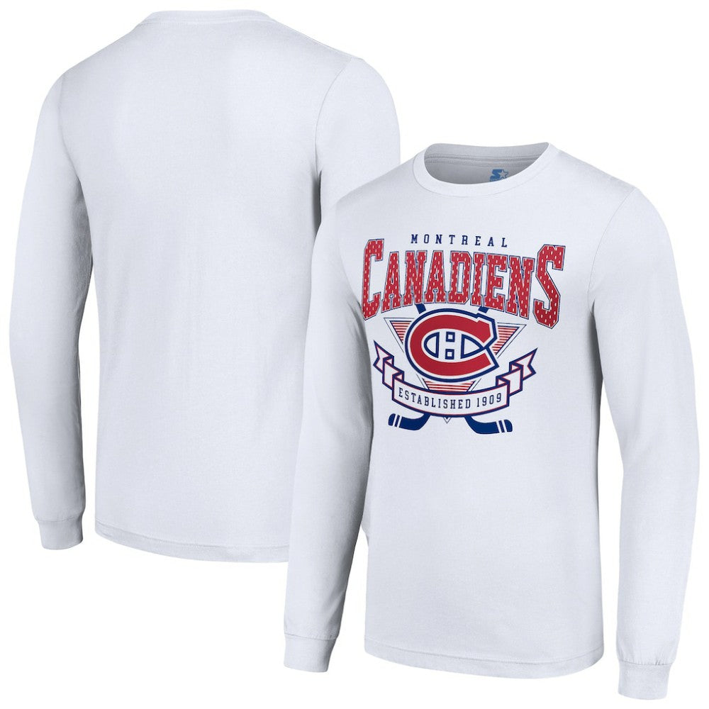 Montreal Canadiens Starter Team Logo Graphic Long Sleeve T-Shirt -  NHL T-shirts