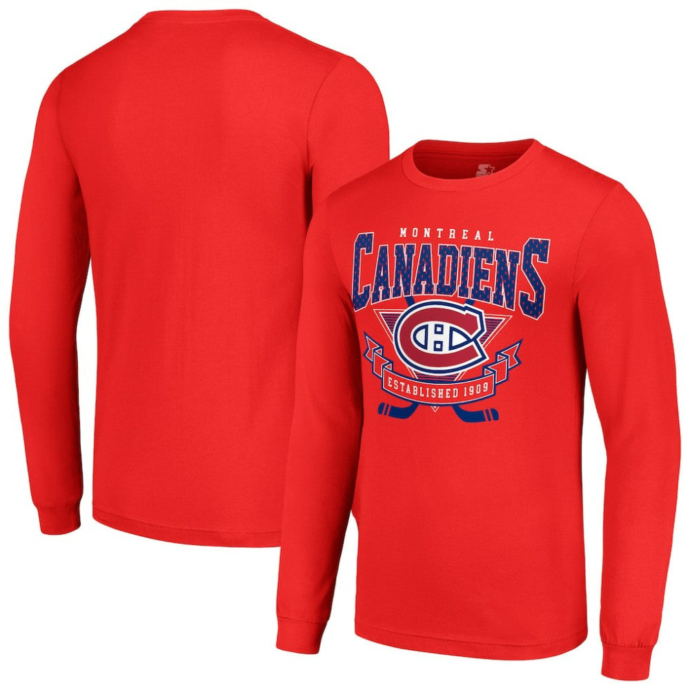 Montreal Canadiens Starter Team Logo Graphic Long Sleeve T-Shirt -  NHL T-shirts
