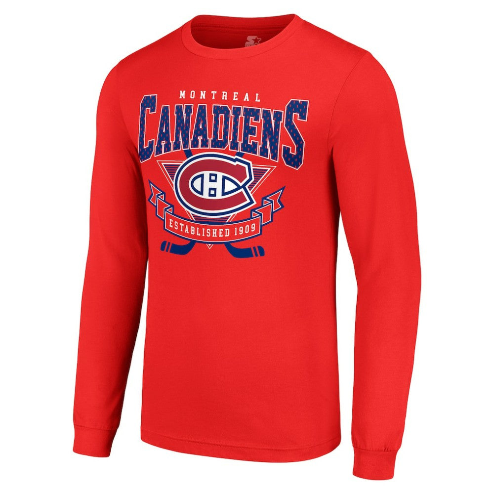 Montreal Canadiens Starter Team Logo Graphic Long Sleeve T-Shirt -  NHL T-shirts