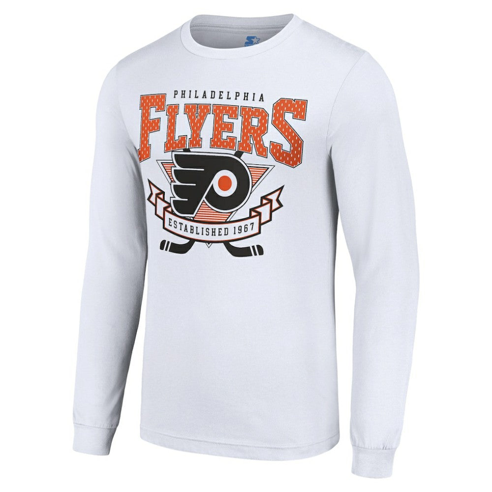 Philadelphia Flyers Starter Team Logo Graphic Long Sleeve T-Shirt -  NHL T-shirts