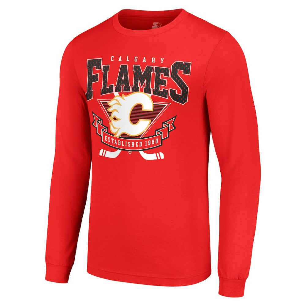 Calgary Flames Starter Team Logo Graphic Long Sleeve T-Shirt -  NHL T-shirts