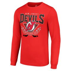 New Jersey Devils Starter Team Logo Graphic Long Sleeve T-Shirt -  NHL T-shirts