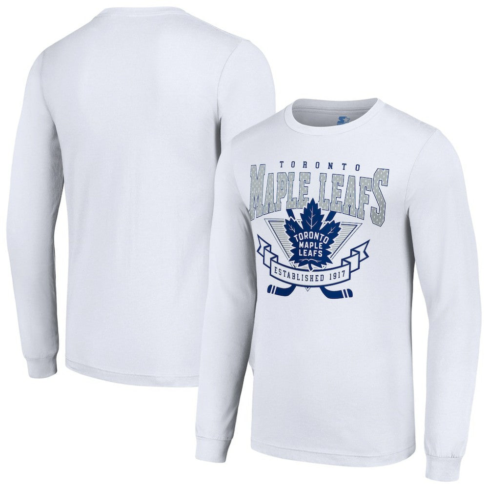Toronto Maple Leafs Starter Team Logo Graphic Long Sleeve T-Shirt -  NHL T-shirts