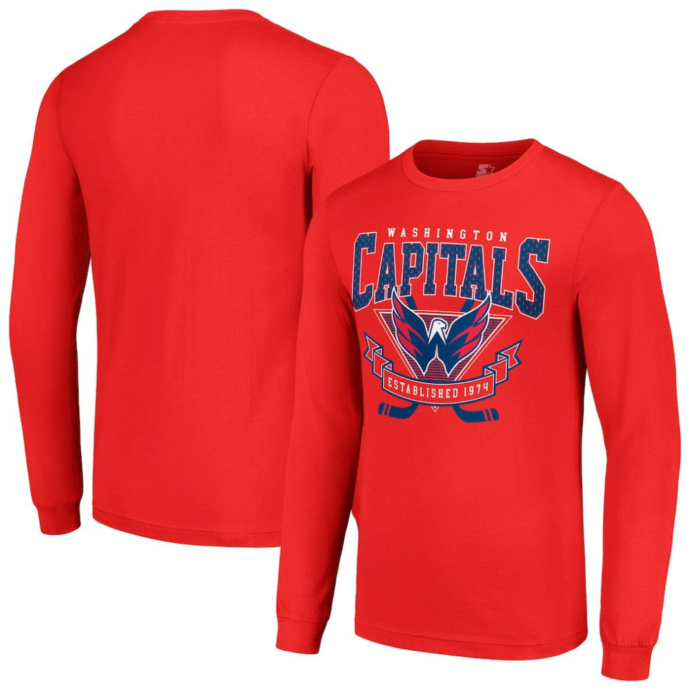 Washington Capitals Starter Team Logo Graphic Long Sleeve T-Shirt -  NHL T-shirts
