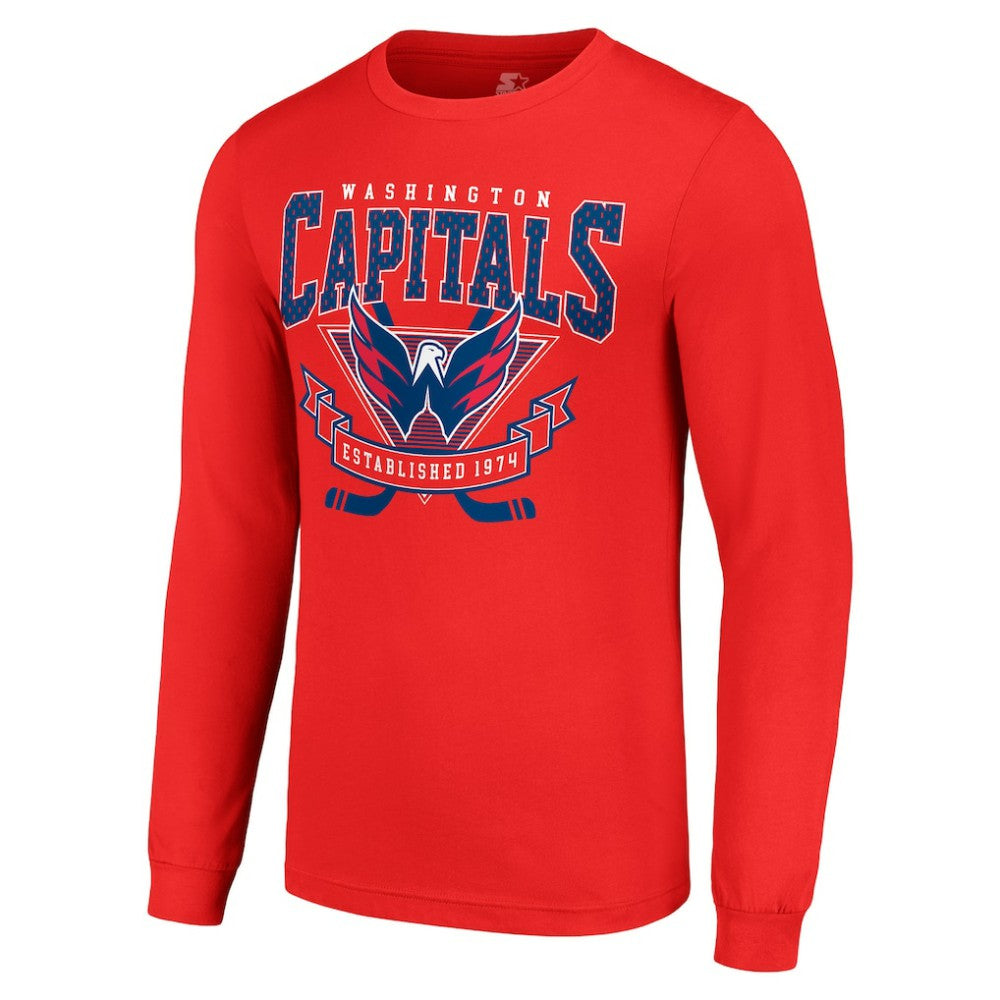 Washington Capitals Starter Team Logo Graphic Long Sleeve T-Shirt -  NHL T-shirts