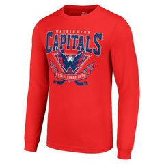 Washington Capitals Starter Team Logo Graphic Long Sleeve T-Shirt -  NHL T-shirts