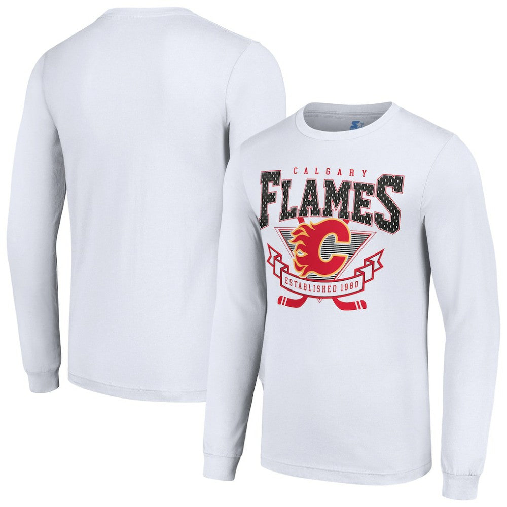 Calgary Flames Starter Team Logo Graphic Long Sleeve T-Shirt -  NHL T-shirts