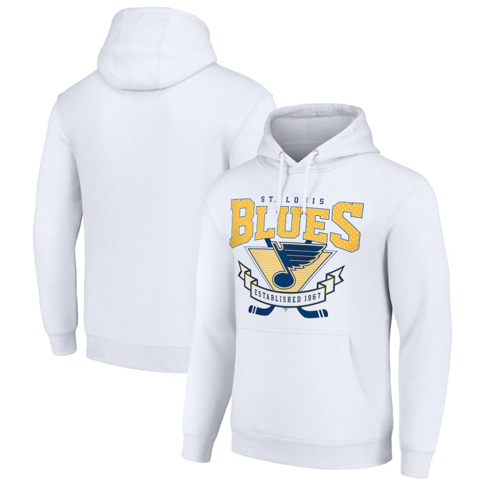St. Louis Blues Starter Team Logo Graphic Fleece Tri-Blend Pullover Hoodie -  NHL Hoodies