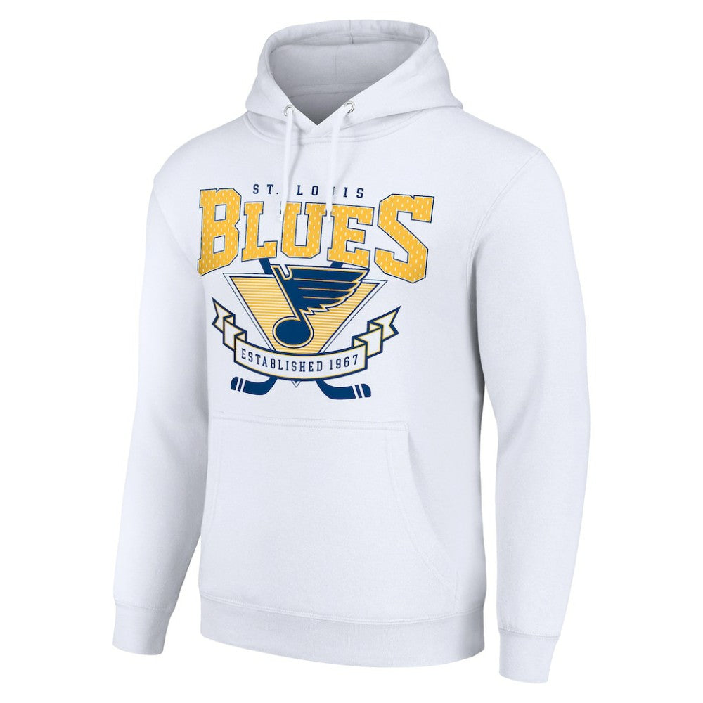 St. Louis Blues Starter Team Logo Graphic Fleece Tri-Blend Pullover Hoodie -  NHL Hoodies