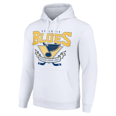 St. Louis Blues Starter Team Logo Graphic Fleece Tri-Blend Pullover Hoodie -  NHL Hoodies