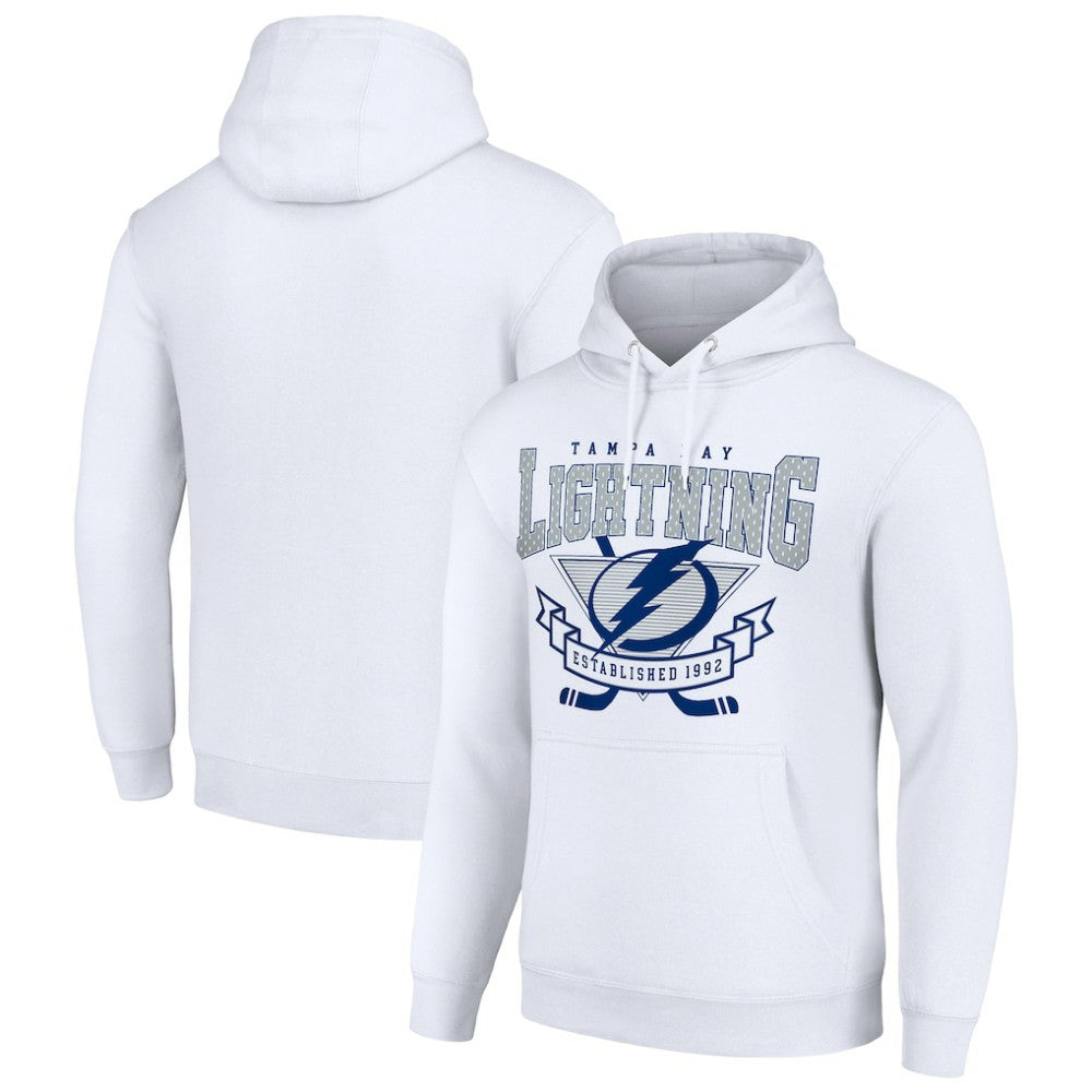 Tampa Bay Lightning Starter Team Logo Graphic Fleece Tri-Blend Pullover Hoodie -  NHL Hoodies