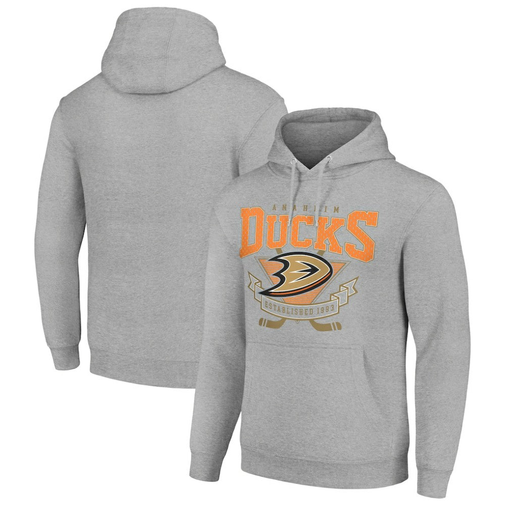 Anaheim Ducks Starter Team Logo Graphic Fleece Tri-Blend Pullover Hoodie -  NHL Hoodies