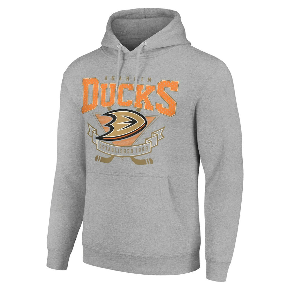 Anaheim Ducks Starter Team Logo Graphic Fleece Tri-Blend Pullover Hoodie -  NHL Hoodies