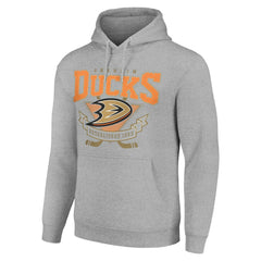 Anaheim Ducks Starter Team Logo Graphic Fleece Tri-Blend Pullover Hoodie -  NHL Hoodies