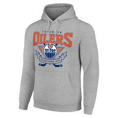 Edmonton Oilers Starter Team Logo Graphic Fleece Tri-Blend Pullover Hoodie -  NHL Hoodies